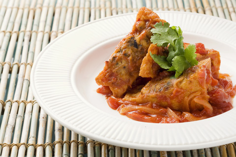 ～ベトナムで人気の定番おかず～　厚揚げの肉詰め・柚こしょう風味