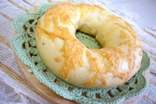 柚こしょうベーグル ごぼうとアスパラのサラダ添え完成