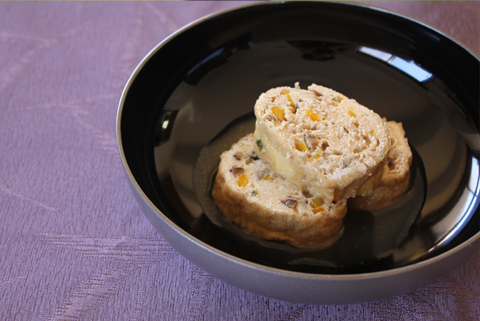 今回のレシピ:はんぺんと季節野菜の信田巻き